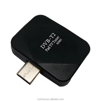 Récepteur de télévision numérique mobile DVB-T2 de type C avec antenne pour téléphone portable, tablette, téléviseurs Android et clés TV