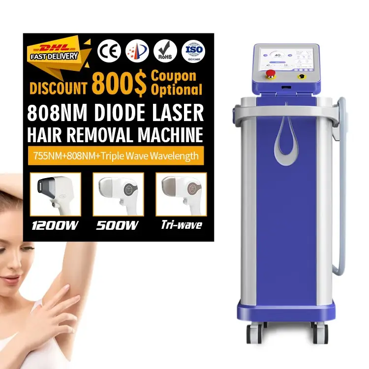 KES Beijing diode laser hair removal cooling system alexandrite lazer hair removal machine med 808