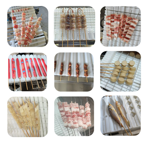 เครื่องย่างเนื้อไฟฟ้า เครื่องทำเคบับ <span class=keywords><strong>ไก่</strong></span> ผิวไก่ ชีส เต้าหู้ เห็ด ไส้กรอก เนื้อทอด ผัก 1.5 วินาที/เสียบ - Product Image 3