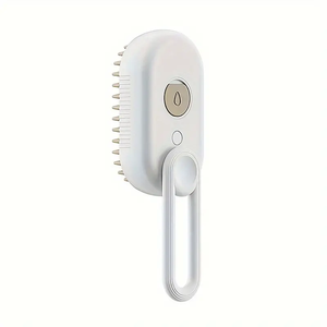 Cepillo vaporoso para mascotas 3 en 1, peine de masaje con espray para mascotas, peine de aseo para gatos, cepillo eléctrico para perros con vapor - Product Image 5