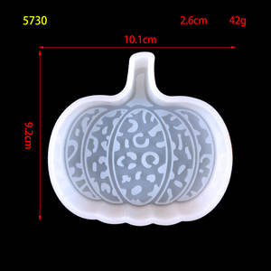 Moules de coulée en résine faits à la main pour bricolage ornements décoratifs Ins Style Silicone citrouille bougie parfum moule 5730 - Product Image 2