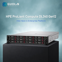 Serveur d'entreprise HPE ProLiant DL340 Gen12 2U en rack, options de garantie pour les tests fonctionnels, options de support technique