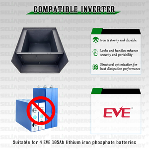Kit de boîtier de batterie DIY 16S 105A en stock UE DDP pour pack de batteries rechargeables LiFePO4 48V EVE 105Ah DIY pour l'énergie solaire domestique - Product Image 6