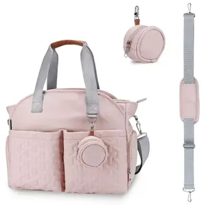 전문 공장 도매 패션 기저귀 아기 토트 가방 기저귀 보관 가방 엄마 아기 가방