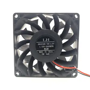 Ventilateur d'ordinateur de panneau industriel 12v 1.1A 5000RPM 24v 9025B 90*90*25mm pression positive serveur pc mini ventilateur de refroidissement cc