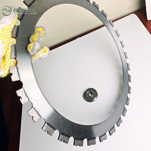 Disco de Corte Circular de 410 mm con Recubrimiento de Titanio, Soldado con Láser Industrial, para Concreto, Alfastrato y Ladrillo, OEM - Product Image 2