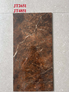 Prezzo all'ingrosso piastrelle del pavimento piastrelle di porcellana marrone pareti del bagno pannelli per la decorazione della pavimentazione per la casa - Product Image 3