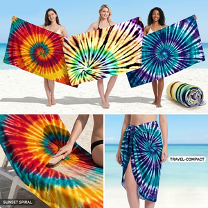 Toalla <span class=keywords><strong>de</strong></span> Playa y Piscina <span class=keywords><strong>de</strong></span> Microfibra Ligera con Diseño Personalizado, Tejido Waffle Reciclado, con Logotipo - Product Image 4
