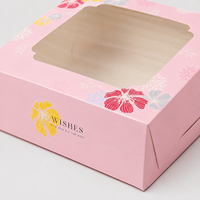 Scatole per Pasticceria in Carta con Finestra Pieghevole e Logo Personalizzato, per Torte, Biscotti, Pasticcini, Macaron, Ciambelle e Pane