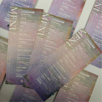 Cartes d'invitation de mariage personnalisées professionnelles et billets d'admission en papier nacré avec billets principaux et stub détachables