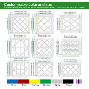 Cao hiệu quả HEPA Bộ lọc không khí cho HVAC hệ thống bụi/Phấn hoa/vi khuẩn loại bỏ 25x20x1 tiêu chuẩn <span class=keywords><strong>x</strong></span>ếp li lò Bộ lọc không khí - Product Image 5