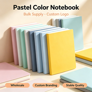 Pastel Color Notebook A5 Size Soft Cover Lined Pages School Office Use - Product Image 3