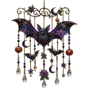Ciondolo Decorativo per Finestra a Tema Halloween, Ornamento Fantasma e Zucca Spettrale, Decorazione per Giardino Interno ed Esterno - Product Image 5