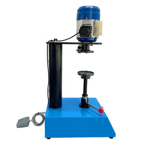 XQ-200 Elektrisch aangedreven handmatige papieren drankenfles- en blikdeksel sluitmachine 220V Eenvoudig te bedienen Metaal 1 jaar garantie - Product Image 4