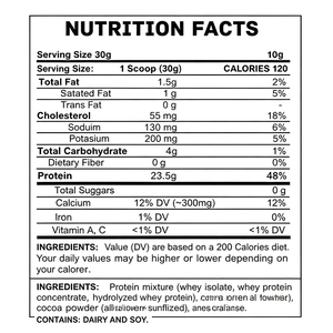 Proteína de Suero Aislada Sin Sabor, Concentrado 80% en Polvo, Sabor Chocolate con Suplementos de Creatina, 29 Porciones para Entrenamientos en el Gimnasio - Product Image 6