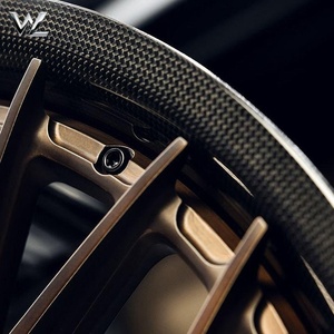 ล้ออะลูมิเนียมฟอร์จขอบคาร์บอนไฟเบอร์สีบรอนซ์ด้าน ใหม่ /Mercedes/AMG/Audi/RS/ อะไหล่แต่งเพิ่มสมรรถนะ - Product Image 3