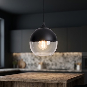 Restaurant Bar Kitchen Lighting Fixtures Modern Minimalist Glass Chandeliers & Pendant <b>Lights</b> - Product Image 3