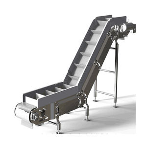 Hafif ve Dayanıklı Paslanmaz Çelik Gıda Sınıfı Kova Elevatör Konveyörü Özelleştirilmiş Yükseklik ve Açılı Dikey Kaldırma Konveyör Sistemi - Product Image 4