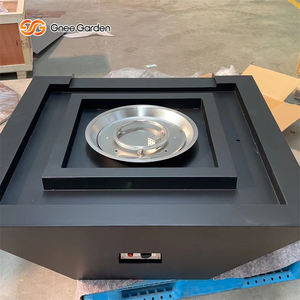 Brasero de Acero Corten Personalizable para Fuego y Agua - Brasero para Piscina Negro Popular 2026 - Product Image 1