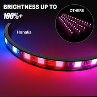 Offres Spéciales 6 en 1 voiture Underglow lumières extérieur LED bande lumières sans fil APP contrôle musique synchronisation étanche Auto lumières ambiantes