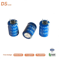 Condensador Eléctrico de Doble Capa 3V 1F 8X12mm, Bajo ESR, Carga Rápida para Cámaras de Coche, Hogar Inteligente y Automatización Industrial