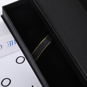 पेन कस्टम लोगो के लिए उच्च गुणवत्ता वाले लक्जरी व्यक्तिगत पैकेजिंग कार्डबोर्ड उपहार पेन बॉक्स ब्लैक पेपर बॉक्स - Product Image 2
