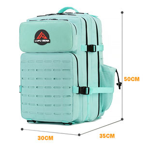 Mochila táctica LUPU BL130 verde menta, muy vendida en fábrica, disponible en stock, mochila para exteriores con sistema Molle, mochilas para senderismo. - Product Image 5