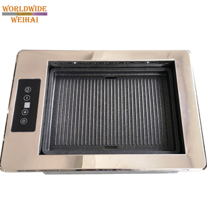Parrilla Eléctrica Coreana de Acero Inoxidable de 2000W para Uso Comercial, Sin Humo, para Interiores, Gran Venta - Product Image 1