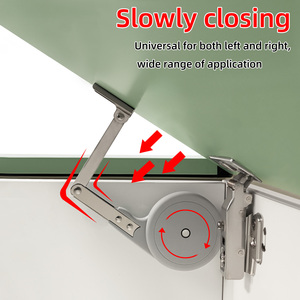 HIGHYI Modern Cupboard Top Opening <b>Door</b> Support Rod Furniture Soft Close Flap Stay Hinge <b>Mirror</b> Dresser Hydraulic Folding Lid - Product Image 4