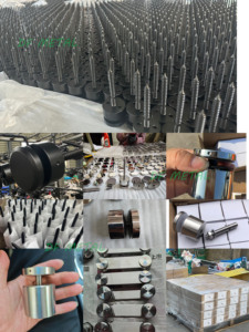 Df Ống thép không gỉ lan can kính standoff chủ mạ kẽm trượt Kính ban công lan can cửa Phụ kiện phần cứng - Product Image 5