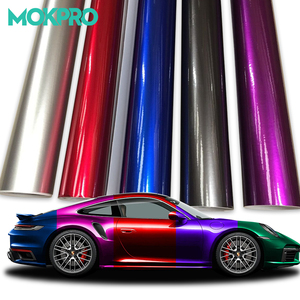 Rouleau d'enveloppe de voiture en vinyle transparent brillant Protection de la carrosserie avec peinture PPF Matériau TPU changeant de couleur Film d'emballage de carrosserie mat - Product Image 1