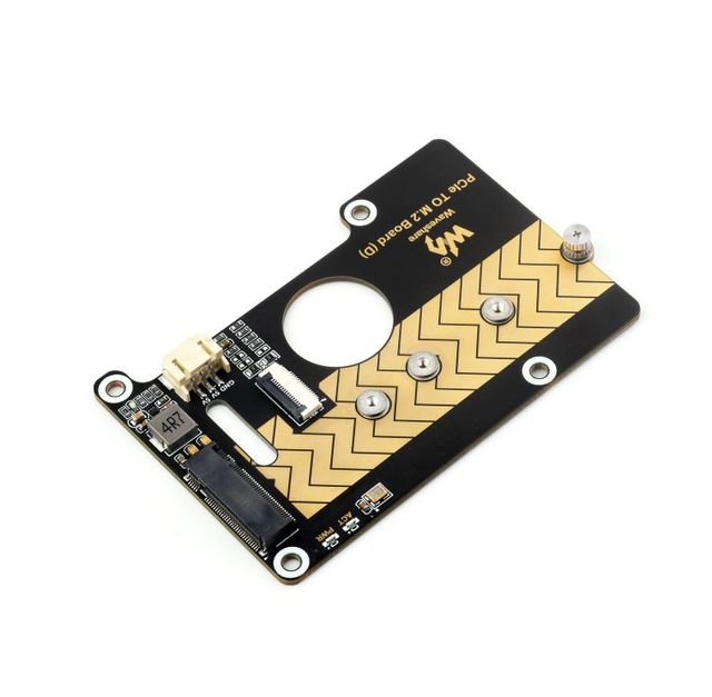 PCIe to M.2 NVMe Development Board for Raspberry Pi 5 8Gbps Speed Supports 2280 2260 2242 2230 SSD Plug Play