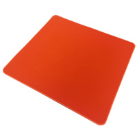 Tapis de souris de jeu Saturn en matériau PU Poron doux, super léger, bord surpiqué fin, sans logo, tapis de souris de jeu pour ordinateur