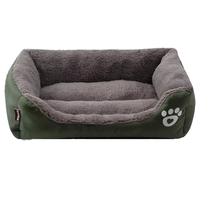 Tapis chauffant complet pour chats Panier de maison à motif solide Coussin pour chat Velours Maison Cave Nid Sac de couchage pour animaux de compagnie Matériau bois