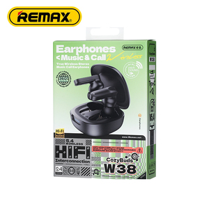 Écouteurs sans fil REMAX CozyBuds W38, musique stéréo, appels, affichage numérique LED JL, indicateurs de batterie, écouteurs TWS - Product Image 2