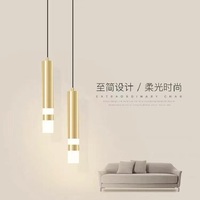Lustre LED Rond Anti-Éblouissement en Aluminium et Cristal, Style Nordique Américain, Moderne et Créatif, pour Villa, Bureau à Domicile, Design Lune de Luxe