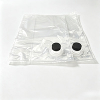 Sac d'emballage en papier personnalisé 1L 2L 3L 1,5L avec poignée pour café à emporter, boîte à café 96oz, sac BIB pour vin, distributeur Bag-in-Box