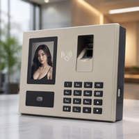 JINGXIN Mehrsprachige Büro-Anwesenheitskontrollmaschine mit Gesichtserkennung und Fingerabdruck-Biometrie für Mitarbeiter-Zeiterfassung