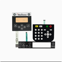 Clavier matriciel FFC PCB étanche avec superposition graphique en polyester PET, bande de contact personnalisée pour équipement de télécommunications