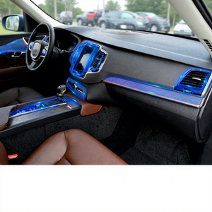 TPU Interno di Automobile gear Autoadesivo Pellicola di schermo di navigazione gps cruscotto di Controllo Centrale per <span class=keywords><strong>Volvo</strong></span> V90 2017 2018 2019 2020 - Product Image 1