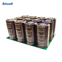 Modul Kapasitor Farad BITWELL 12-Seri Diameter 35mm 32.4V yang Dapat Disesuaikan, Modul Super Kapasitor 50F - Suhu Operasi -40~+65