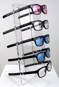 حامل عرض مخصص رائج البيع من الأكريليك لحمل النظارات الشمسية من متجر النظارات الشمسية