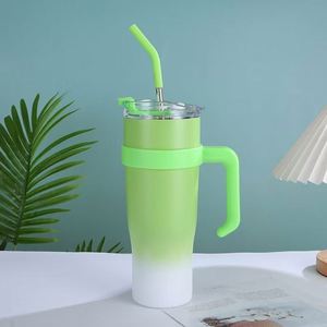 Gobelet isotherme de voyage pour voiture Ice Bully 40oz à double paroi avec couvercle, paille et base antidérapante, personnalisable avec logo ODM - Product Image 4