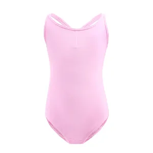 Bebê barato Meninas Multi-Straps Ballet Leotards