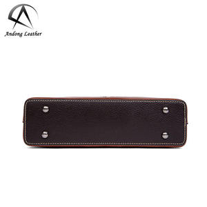 Bolsos de Mano de Cuero Genuino Andong, Bolso Cuadrado Pequeño, Bolso de Hombro Retro de Piel de Vaca para Mujer - Product Image 3
