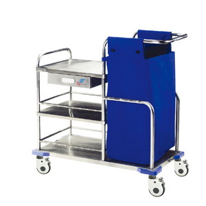 Rvs Vuile Linnen Zak Medische Dressing <span class=keywords><strong>Trolley</strong></span> Voor Ziekenhuis Gebruik - Product Image 3