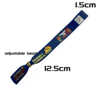 Bracelets promotionnels en silicone caoutchouc durables de la marque BESTOM, imprimés au laser, imperméables, pour concerts, événements sportifs