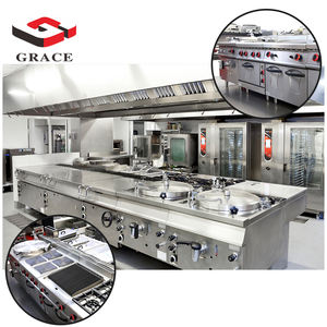 Equipo de cocina comercial de alta resistencia Grace, equipo de catering para comida de restaurante, cocina comercial de fabricación de acero - Product Image 2