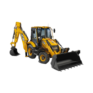 Traktor Mini Backhoe Loader Mesin Industri Cummins dengan Loader Depan dan Belakang Bekas Loader Backhoe cat - Product Image 1