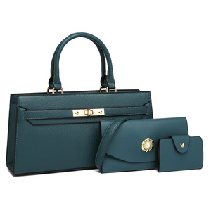 Sac <span class=keywords><strong>à</strong></span> <span class=keywords><strong>Main</strong></span> Fourre-Tout Mode 2025 avec Logo Personnalisé, Ensemble de <span class=keywords><strong>Sacs</strong></span> Designer 3 <span class=keywords><strong>en</strong></span> 1, Sac <span class=keywords><strong>à</strong></span> <span class=keywords><strong>Main</strong></span> Luxe <span class=keywords><strong>en</strong></span> <span class=keywords><strong>Cuir</strong></span> PU Litchi pour Femmes - Product Image 1